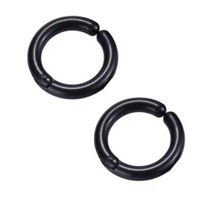 Circle Hoop Clip-On Earrings - Image 6
