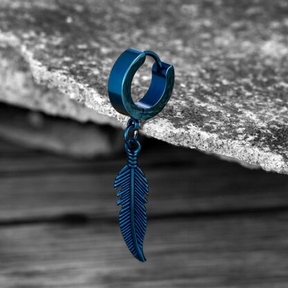 Feather Pendant Earrings