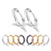 Simple Circle Earrings - Image 2