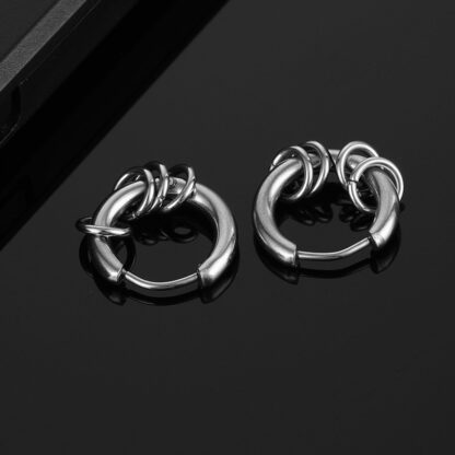 Retro Hoop Earrings - Image 5