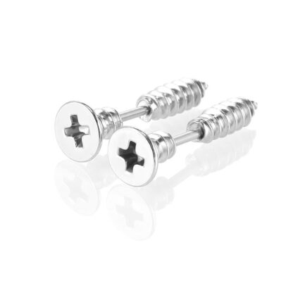 Nail Screw Stud Earring - Image 4