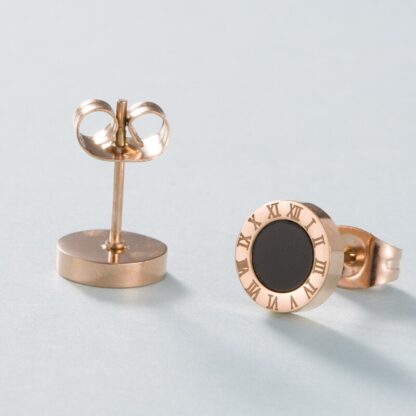 Roman Numeral Earrings - Image 3