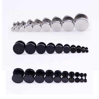 Dumbbell Stud Earrings