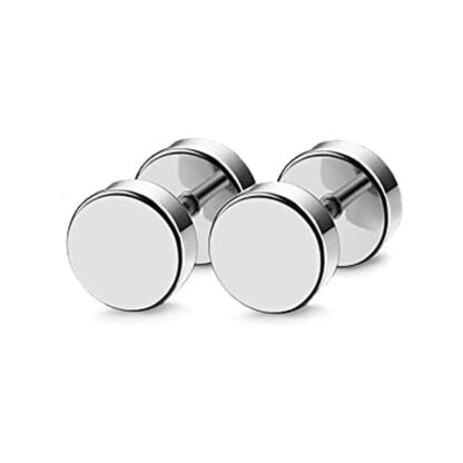 Dumbbell Stud Earrings - Image 6