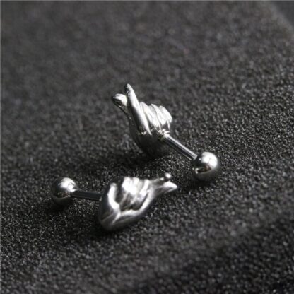 Hand Figure Earrings - Image 2