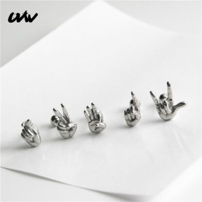 Hand Figure Earrings