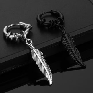 Feather Stud Earrings