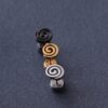 Tornado Storm Shape Earrings - Image 3