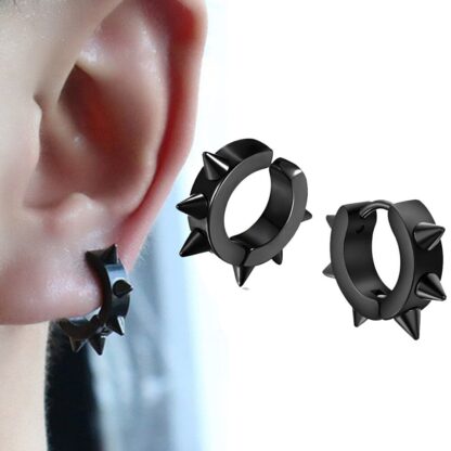 Hoop Spike Earrings - Image 2