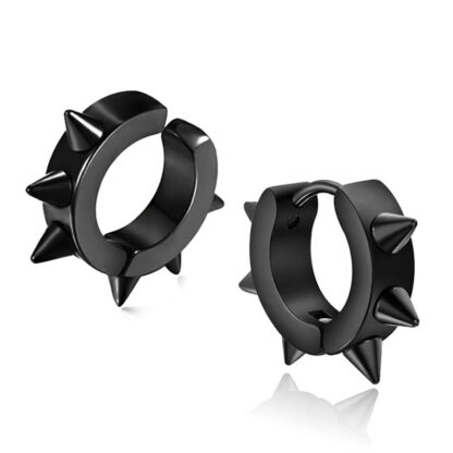 Hoop Spike Earrings