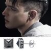 Square Stud Earrings - Image 3