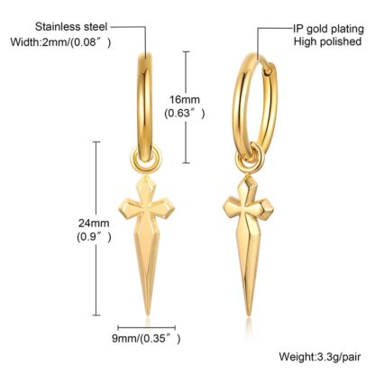 Cross Earring - Image 3