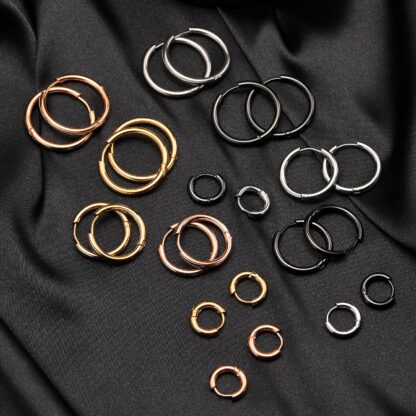Delicate Hoop Earrings - Image 3