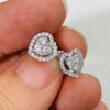 Heart-Shaped Stud Earrings - Image 4