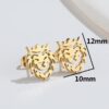 Lion Stud Earrings - Image 4