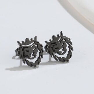 Lion Stud Earrings