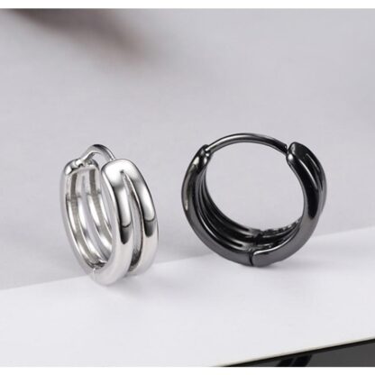 Multilayer Round Hoop Earrings - Image 4