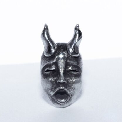 Demon Skull Stud Earrings - Image 3