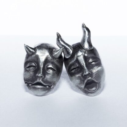 Demon Skull Stud Earrings