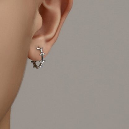 Thorns Hoop Earrings - Image 2