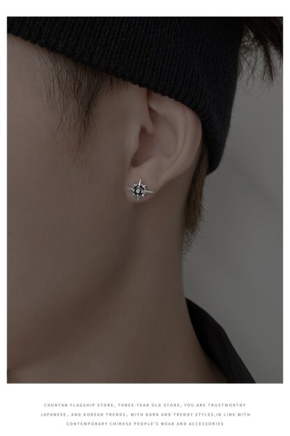 Sparkling Star Stud Earrings - Image 5
