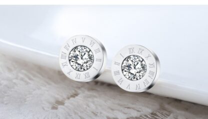 Roman Numeral Stud Earrings