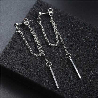 Chain Dangle Earrings - Image 5
