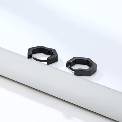 Modern Geometry Earrings - Image 2