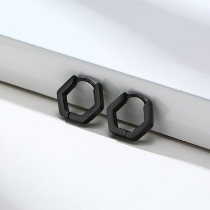 Modern Geometry Earrings - Image 3