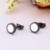Vintage Round Stud Earrings - Image 3