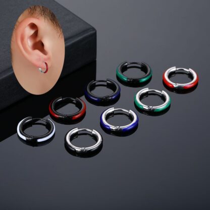 Colorful Hoop Earrings