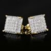Sparkling Square Earrings - Image 4