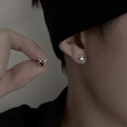 Sparkling Star Stud Earrings - Image 2