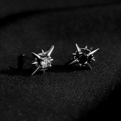 Sparkling Star Stud Earrings