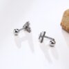 Shiny Triangle Stud Earring - Image 3