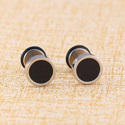Black Hip-hop Earrings - Image 2