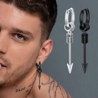 Arrow Hoop Earring for Men