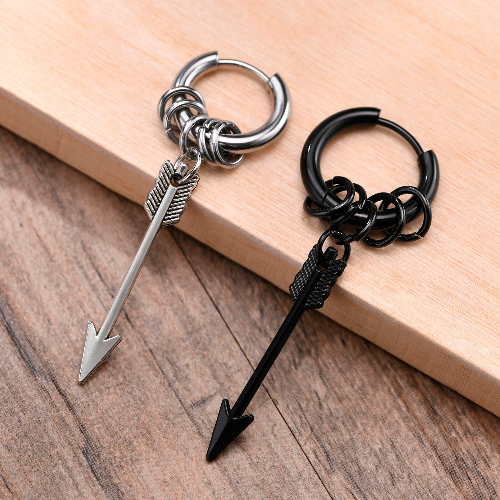 Mens arrow earrings sale