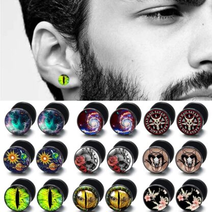 Edgy Chic Stud Earrings