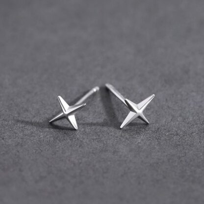 Modern Star Stud Earrings - Image 4