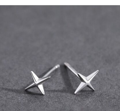 Modern Star Stud Earrings - Image 5