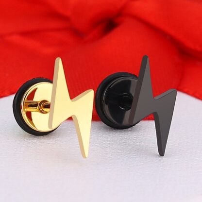 Thunderbolt Stud Earrings - Image 4