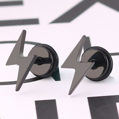 Thunderbolt Stud Earrings - Image 5