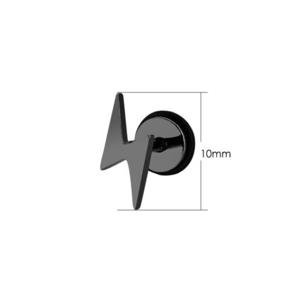 Thunderbolt Stud Earrings - Image 6
