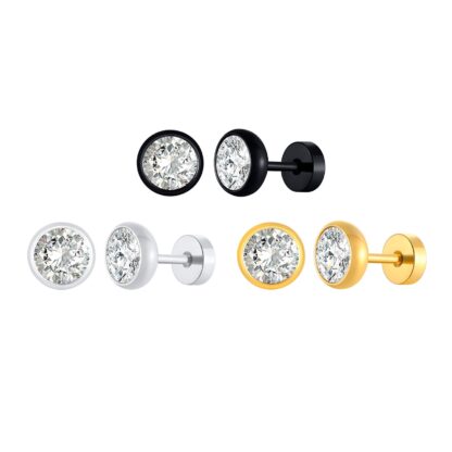 Classic Stud Earrings - Image 2