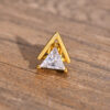 Triangle Stud Earrings - Image 11