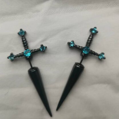 Gothic Sword Earrings - Image 5