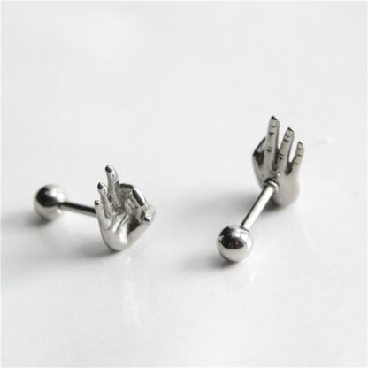 Hand Figure Earrings - Image 9