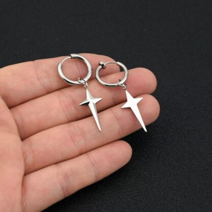 Cross Dangle Earrings - Image 2