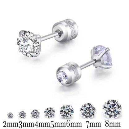 Sparking Stud Earrings - Image 2